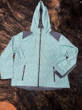 Free Country Women's Full Zip Hooded Soft Shell Jacket with Fleece Lining